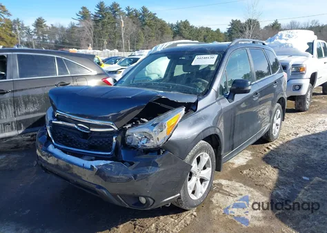 2014 Subaru Forester 2.5I Touring z USA, uszkodzony, nr VIN JF2SJAPC3EH557457